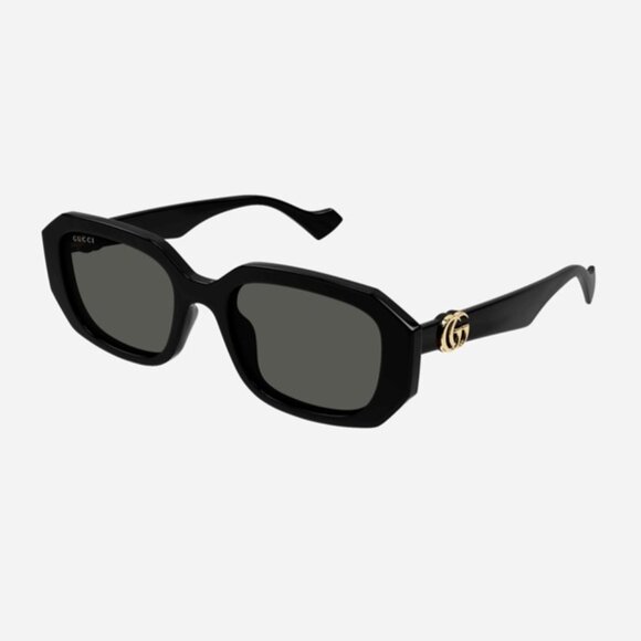 NEW GUCCI SUNGLASSES, GUCCI GEOMETRIC WOMEN SUNGLASSES GUCCI - Picture 1 of 2